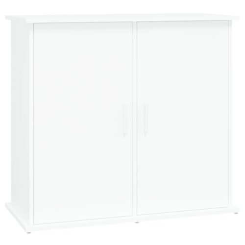 Aquarium Stand White 81x36x73cm Engineered Wood - Image 2