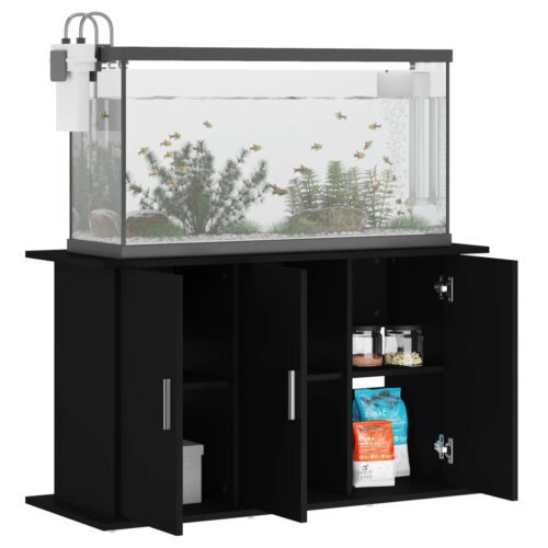 Aquarium Stand Black 101x41x58cm Engineered Wood - Image 3