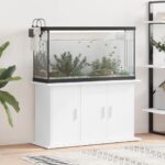 Aquarium Stand White 101x41x58cm Engineered Wood