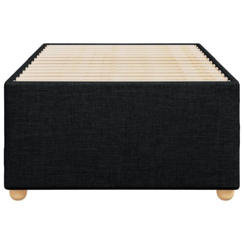 Bed Frame Black 90x190cm Fabric - Image 4
