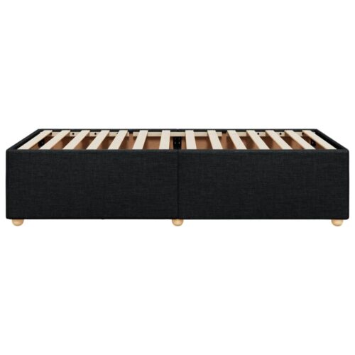 Bed Frame Black 90x190cm Fabric - Image 5