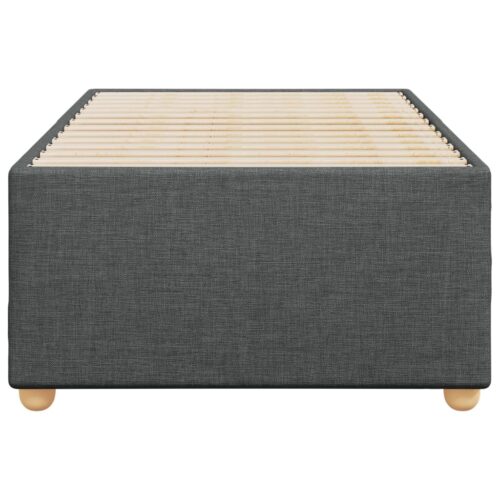 Bed Frame Dark Grey 90x190cm Fabric - Image 4