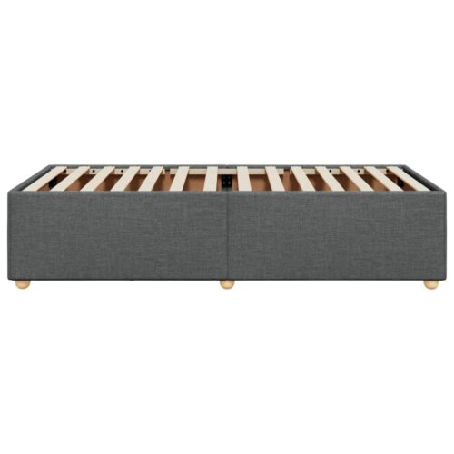 Bed Frame Dark Grey 90x190cm Fabric - Image 5
