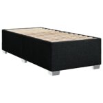 Bed Frame Black 90x190cm Fabric