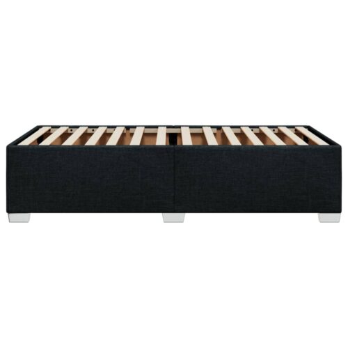 Bed Frame Black 90x190cm Fabric - Image 5