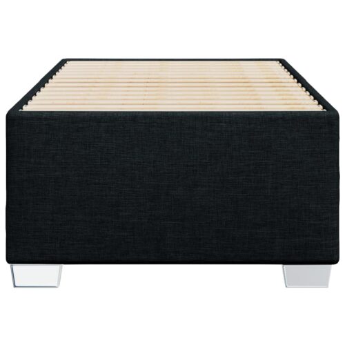 Bed Frame Black 90x190cm Fabric - Image 4
