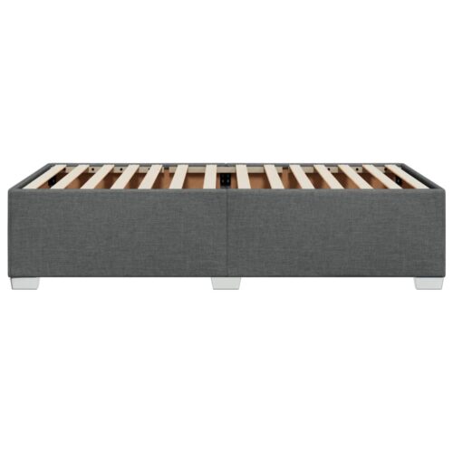 Bed Frame Dark Grey 90x190cm Fabric - Image 5