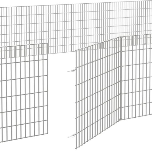 Free Range Animal Enclosure 24-Panel 54x60cm Galvanised Iron - Image 6