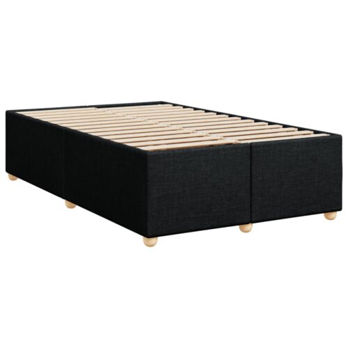 Bed Frame Black Double Fabric - Image 3