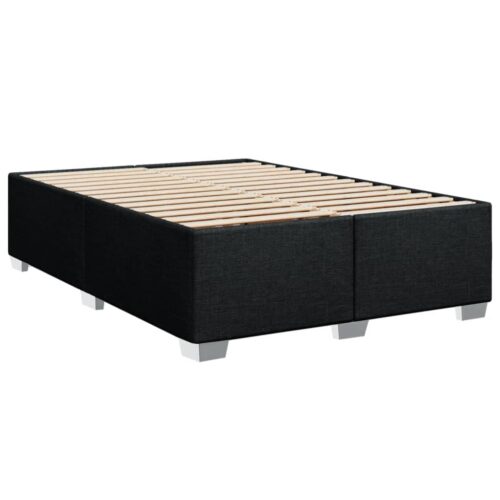 Bed Frame Black Double Fabric - Image 3