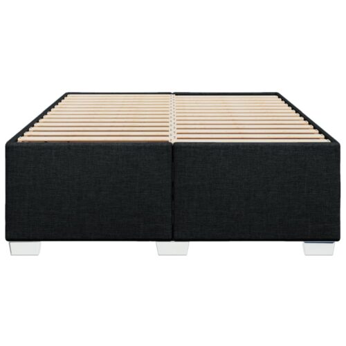 Bed Frame Black Double Fabric - Image 4