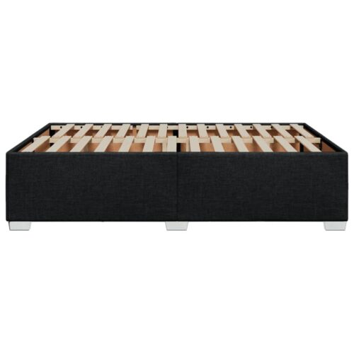 Bed Frame Black Double Fabric - Image 5
