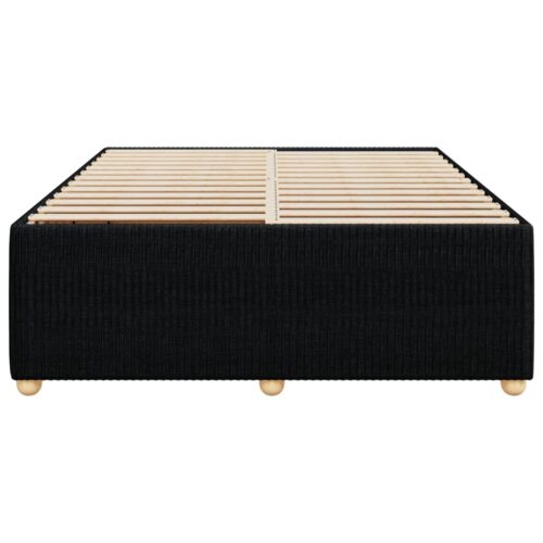 Bed Frame Black Double Fabric - Image 4