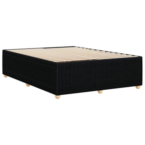 Bed Frame Black Double Fabric - Image 6