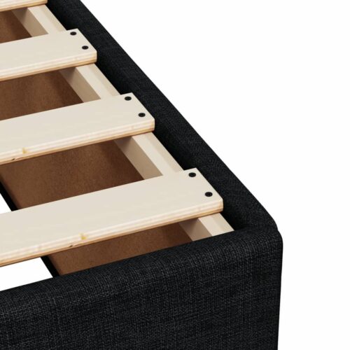 Bed Frame Black Queen Fabric - Image 7