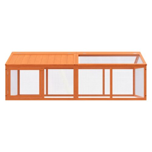 Run Box Brown 200x112.5x74cm Solid Pine Wood - Image 3