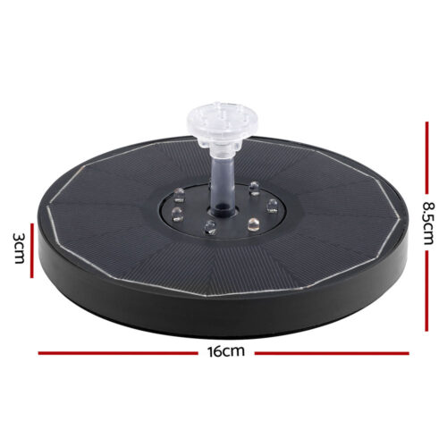 Gardeon Floating Solar Pond Water Fountain Pump Outdoor Fountains LED Light - Image 2