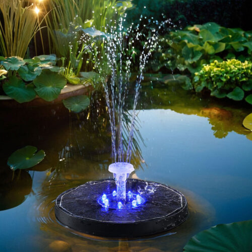 Gardeon Floating Solar Pond Water Fountain Pump Outdoor Fountains LED Light - Image 7