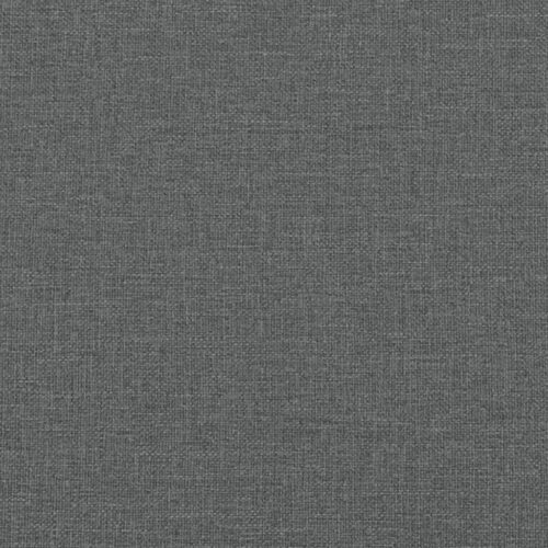 Box Spring Bed with Mattress Dark Grey Queen Fabric - Image 12