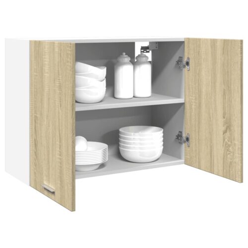 Hanging Cabinet Sonoma Oak 80x31x60cm Engineered Wood - Image 4
