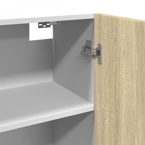 Hanging Cabinet Sonoma Oak 80x31x60cm Engineered Wood - Image 10