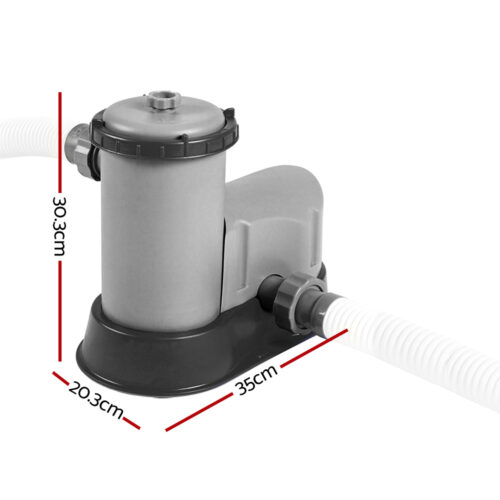 Bestway Pool Pump Cartridge Filter 1500GPH 5678L/H Flowclear Filters Cleaner - Image 2