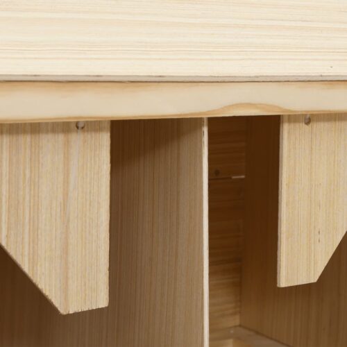 Chicken Laying Nest 5 Compartments 117x33x54cm Solid Pine Wood - Image 6