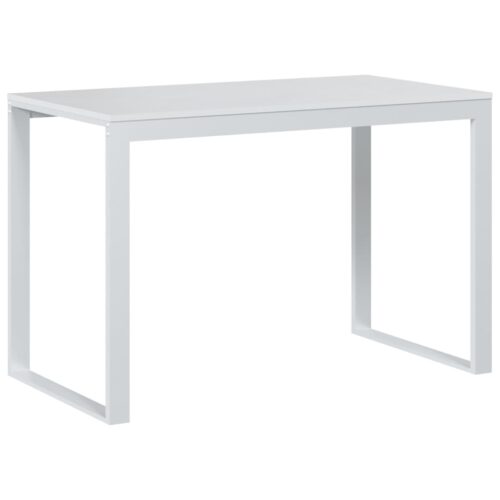 Computer Desk White 110x60x73cm Engineered Wood