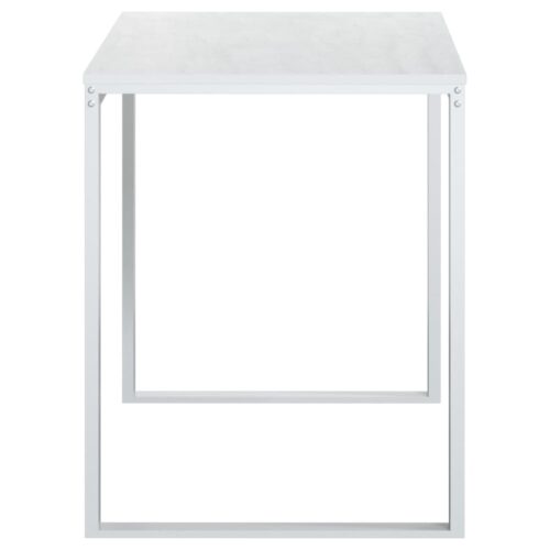 Computer Desk White 110x60x73cm Engineered Wood - Image 4