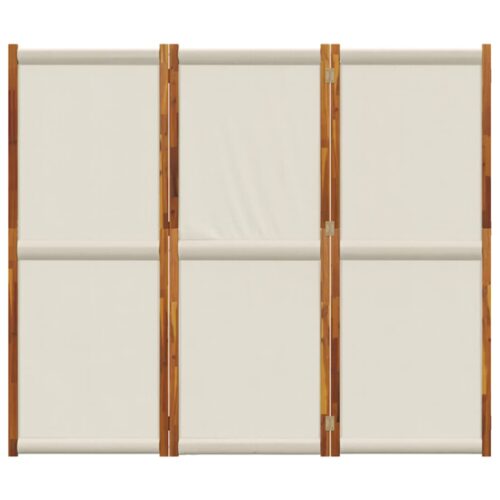 3-Panel Room Divider Light Grey 210x180cm - Image 4