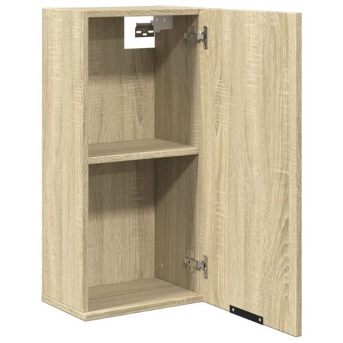 Wall-mounted Bathroom Cabinet Sonoma Oak 32x20x67cm - Image 6