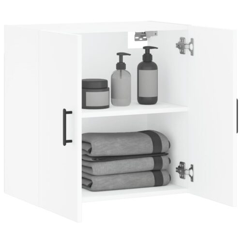 Wall Cabinet White 60x31x60cm Engineered Wood - Image 4