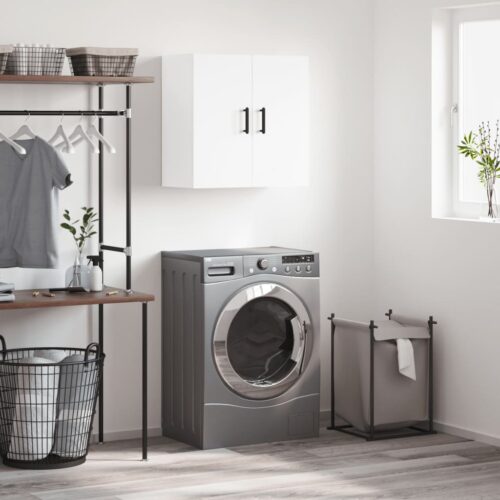 Wall Cabinet White 60x31x60cm Engineered Wood - Image 13