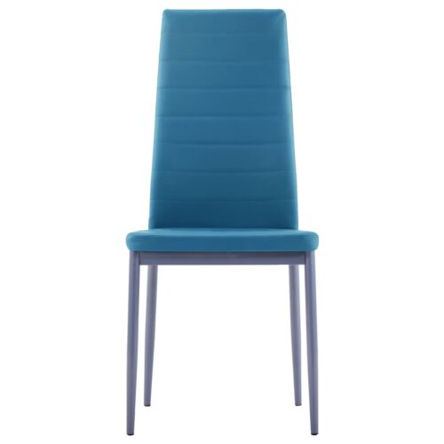 Seven-Piece Dining Set Blue - Image 8