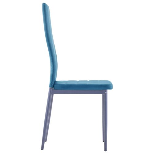 Seven-Piece Dining Set Blue - Image 9