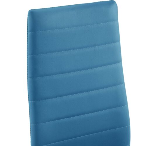 Seven-Piece Dining Set Blue - Image 11