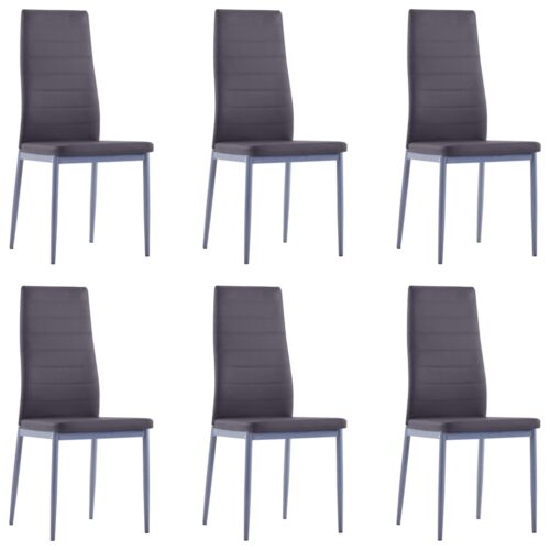 Seven-Piece Dining Set Grey - Image 6