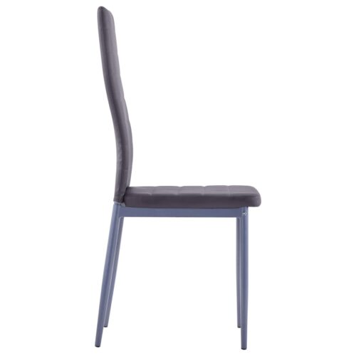 Seven-Piece Dining Set Grey - Image 9
