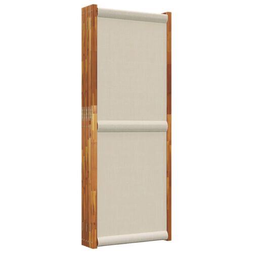 6-Panel Room Divider Light Grey 420x180cm - Image 5