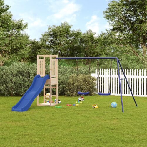 Outdoor Playset Solid Wood Pine - Image 12