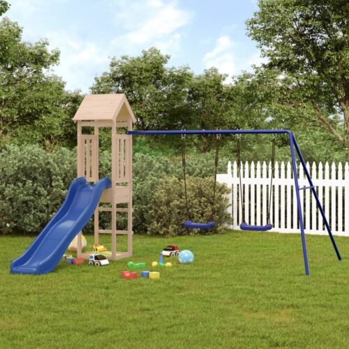 Outdoor Playset Solid Wood Pine - Image 12