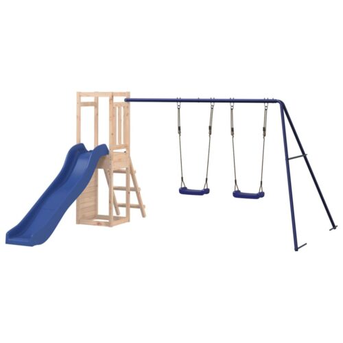 Outdoor Playset Solid Wood Pine - Image 7