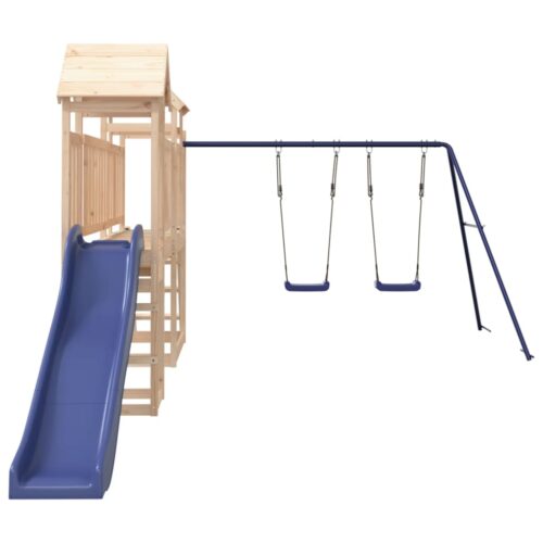 Outdoor Playset Solid Wood Pine - Image 4