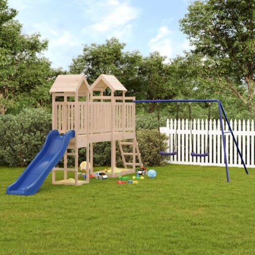 Outdoor Playset Solid Wood Pine - Image 12