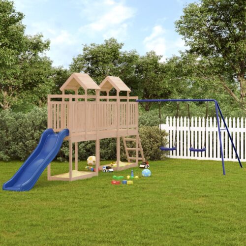 Outdoor Playset Solid Wood Pine - Image 12