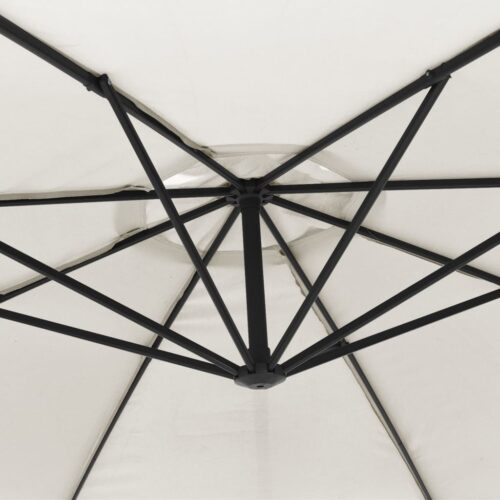Cantilever Umbrella 3.5m Sand White - Image 7
