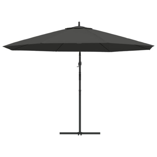 Cantilever Umbrella with Aluminium Pole 350cm Anthracite - Image 5