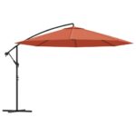 Cantilever Umbrella with Aluminium Pole 350cm Terracotta