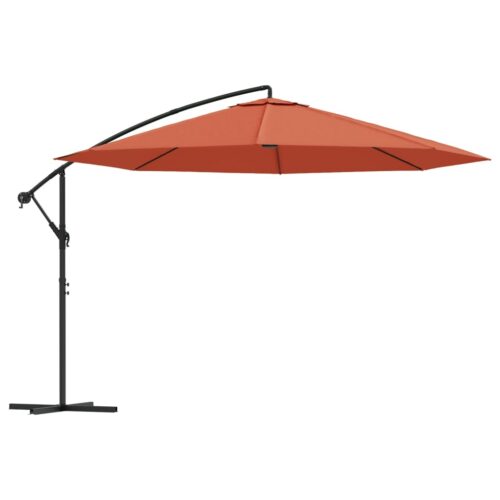 Cantilever Umbrella with Aluminium Pole 350cm Terracotta
