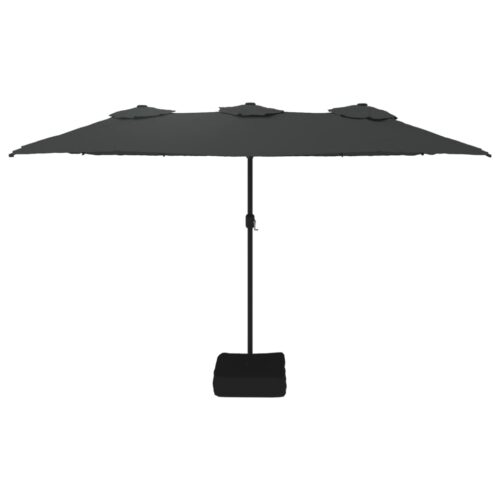 Double-Head Parasol Anthracite 449x245cm - Image 3
